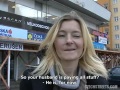 Blonde hair with running man